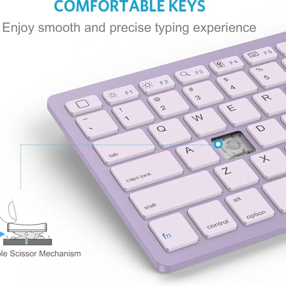 OMOTON Bluetooth Keyboard Compatible with iPad A16 11th 10th Generation